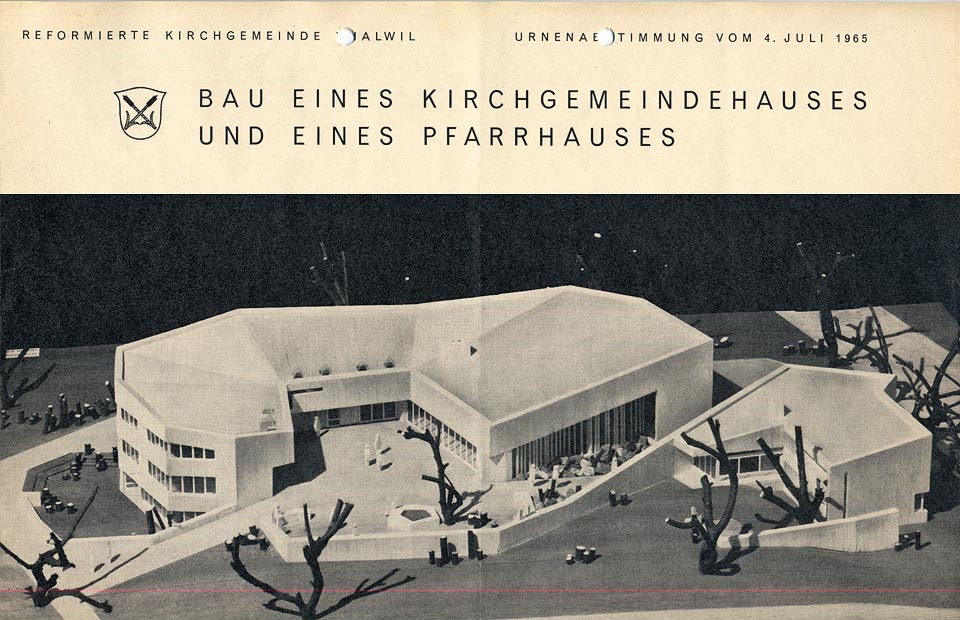 Auf der Höhe der Zeit: Reformiertes Kirchgemeindehaus und Pfarrhaus